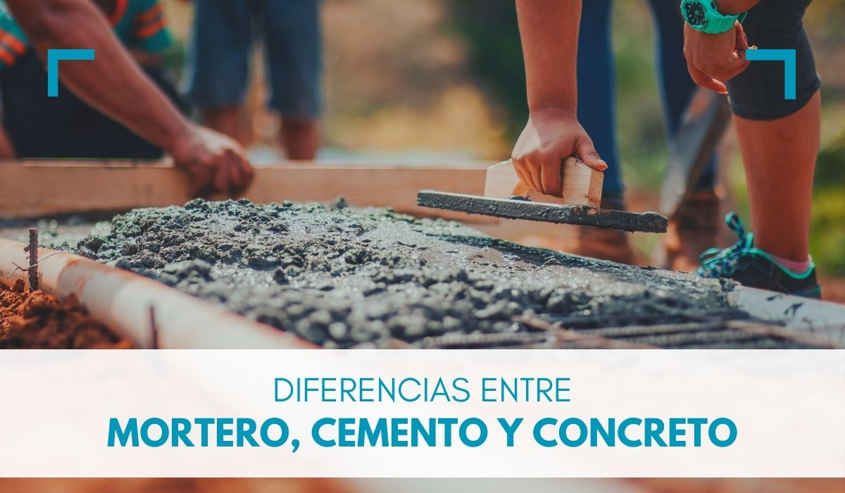 En este momento estás viendo Diferencias entre mortero, cemento y concreto: Guía definitiva