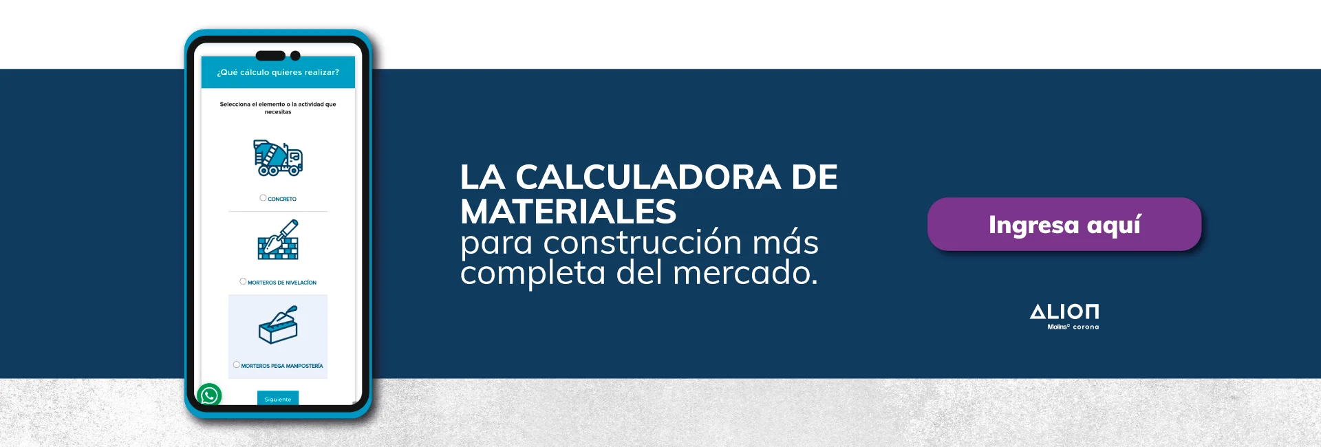 La calculadora de materiales