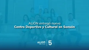 ALIÓN entregó nuevo Centro Deportivo y Cultural en Sonsón